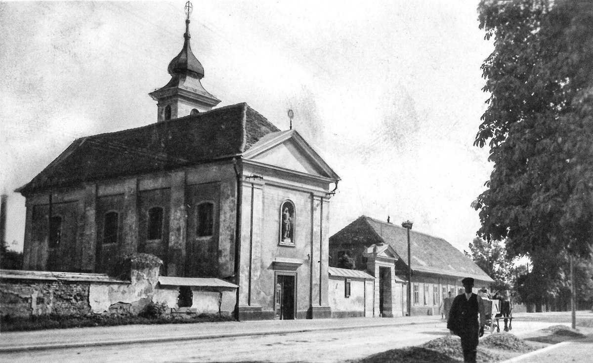 Cerkev sv. Krištofa, fotografirano pred 1933